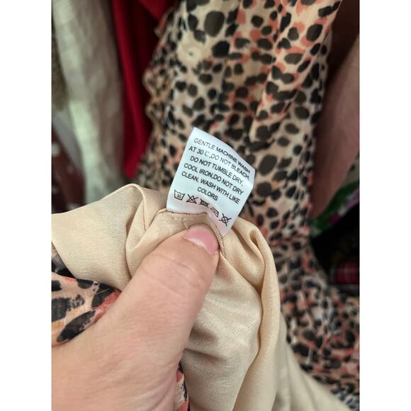 Majorelle Jasmina Leopard Midi Dress Size Large - Picture 9 of 11